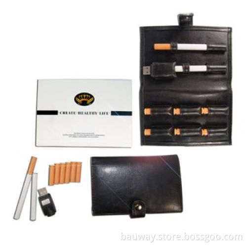 Bauway Mini Wallet Leather Case for Electronic Cigarette, with Portable Feature, Easy to Carry